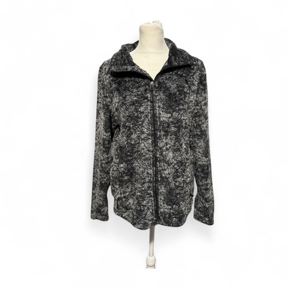 The North Face Women's Textured Black and Gray Utility Jacket size M